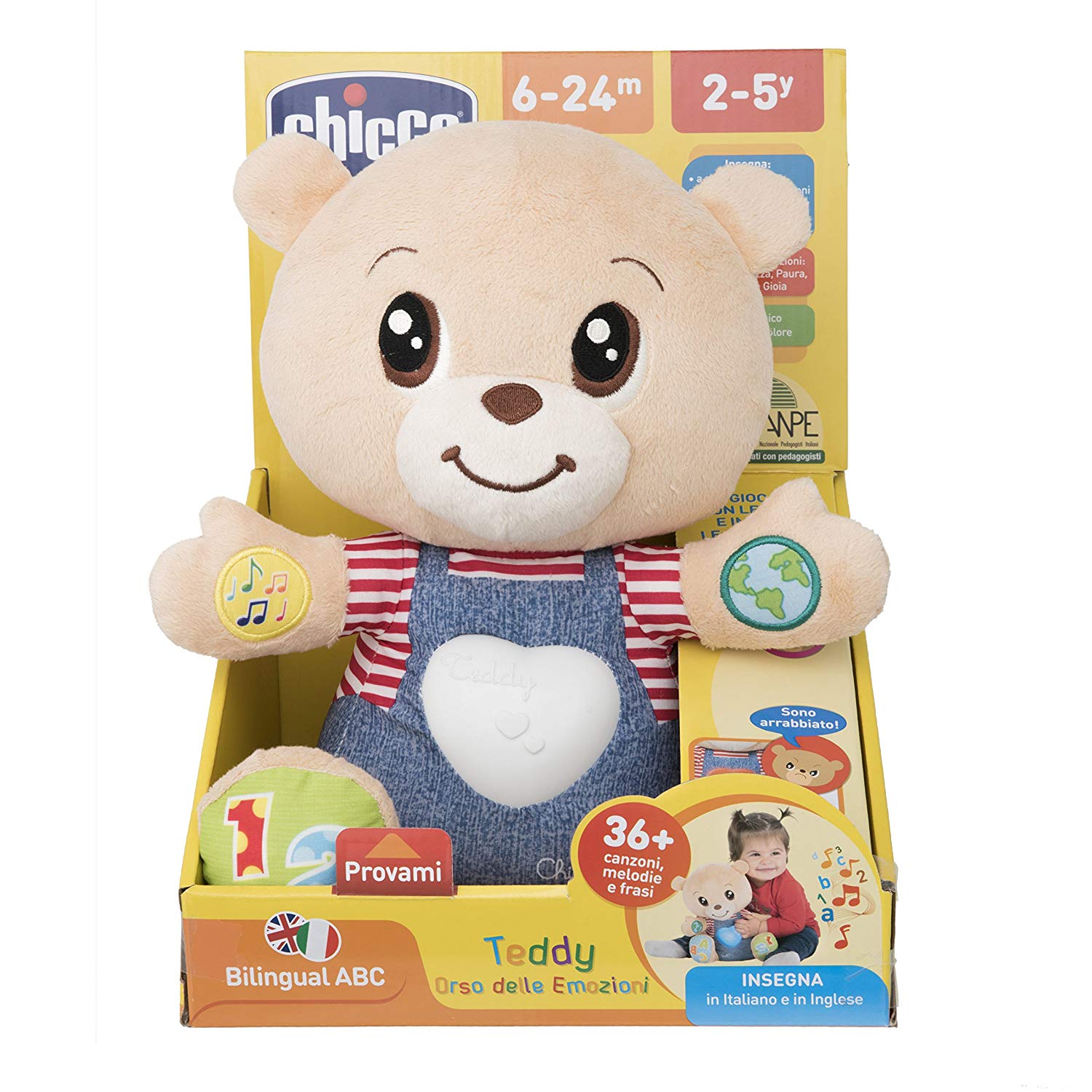 CHICCO ABC TEDDY ORSO EMOZION — immagine 1