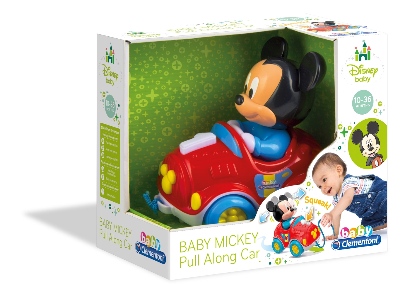 CLEM BABY MICKEY PULL ALONG CAR — immagine 1