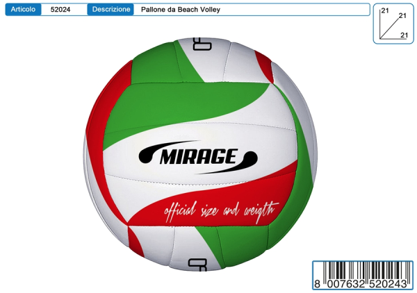 PALLONE BEACH VOLLEY ITALIA