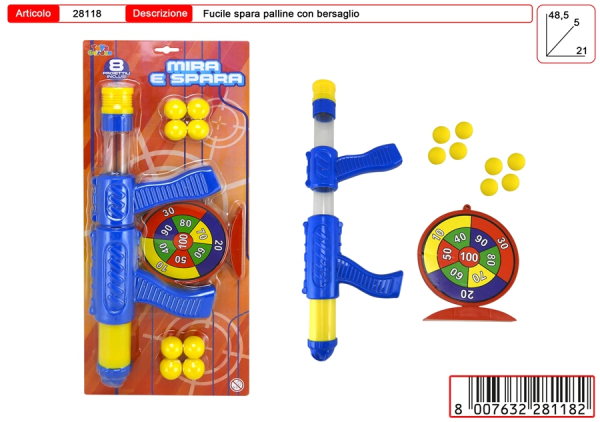 SET CANNONE MIRA e SPARA