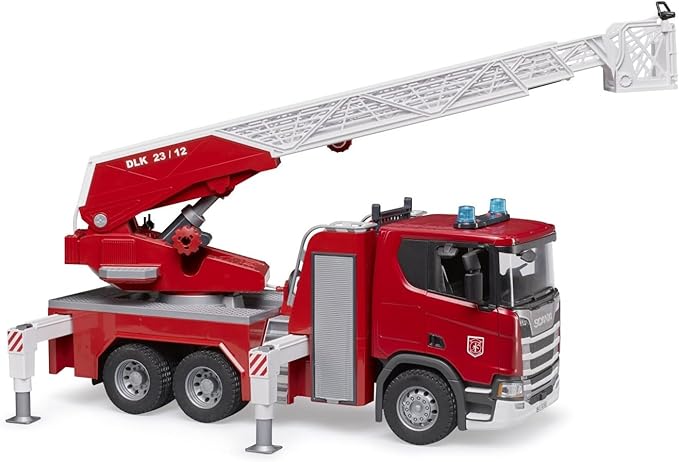 BRUDER SCANIA 560R POMPIERI CON SCALA