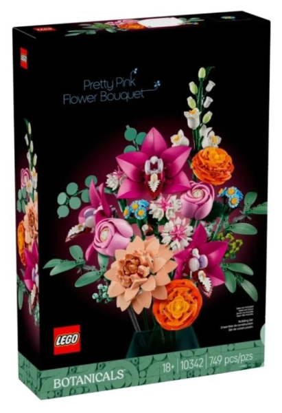 LEGO 10342 Bouquet di fiori rosa