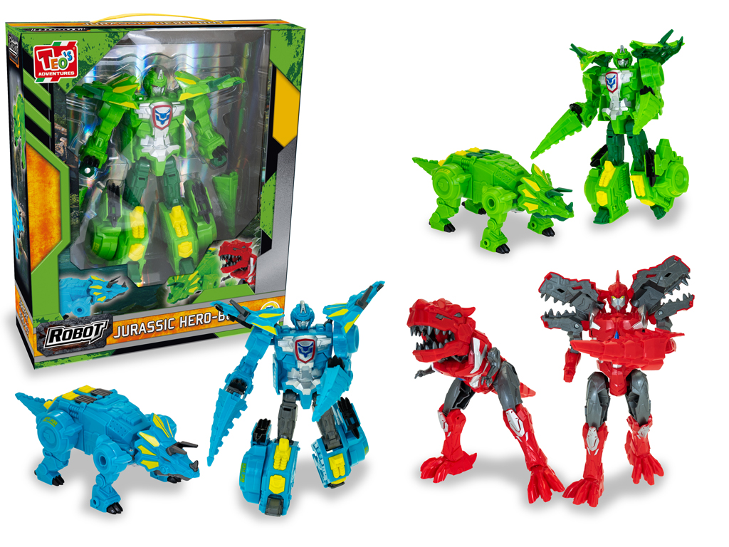 ROBOT TRANSFORMER DINOSAURO ASS.