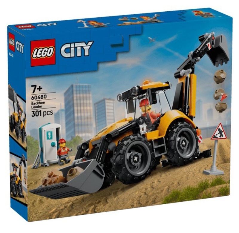 LEGO 60480 SCAVATRICE DA CANTIERE GIALLA